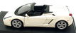 Maisto 1/18 Scale Diecast 31136 - Lamborghini Gallardo Spyder - White