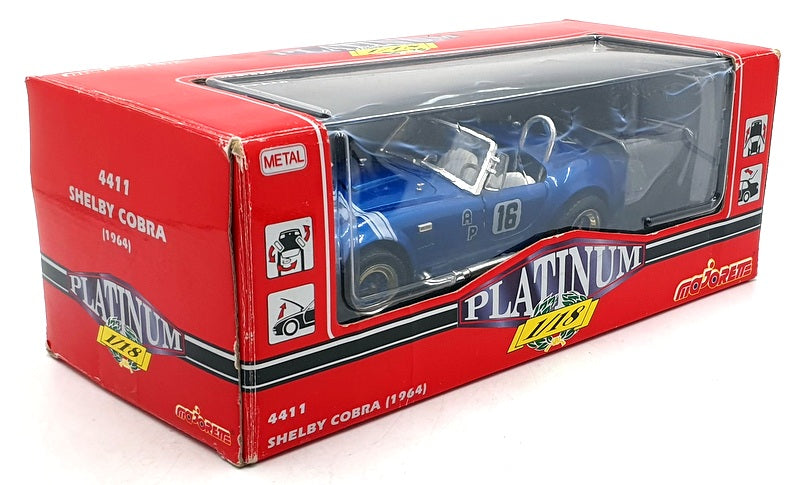Majorette 1/18 Scale Diecast 4411 - 1964 Ford Shelby Cobra 427S/C #16