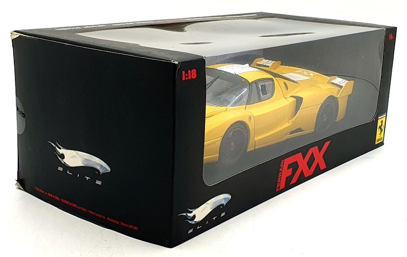 Hot Wheels Elite 1/18 Scale Diecast L7132 - Ferrari FFX - Yellow