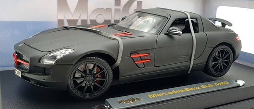 Maisto 1/18 Scale Diecast 36196 - Mercedes Benz SLS AMG - Matt Black
