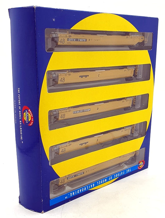 Athearn HO (1/87) Scale 91159 Maxi III Well Car DTTX 74075 - Trailer Train
