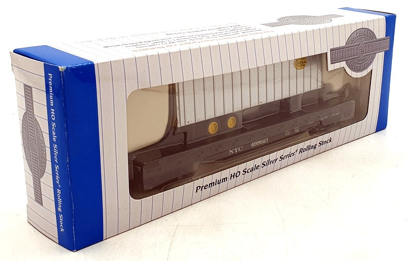 Bachmann HO (1/87) Scale 16703 - Flat Car w/Piggy Back Trailer NYC - NYC