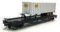 Bachmann HO (1/87) Scale 16703 - Flat Car w/Piggy Back Trailer NYC - NYC