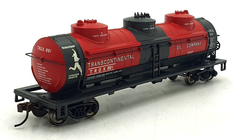 Bachmann HO (1/87) Scale 17142 '40 3-Dome Tank Car Transcontinental Oil Company