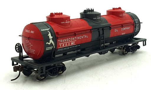 Bachmann HO (1/87) Scale 17142 '40 3-Dome Tank Car Transcontinental Oil Company