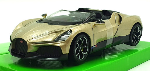Welly NEX 1/24 Scale Diecast 24127W-GD - Bugatti W16 Mistral - Gold