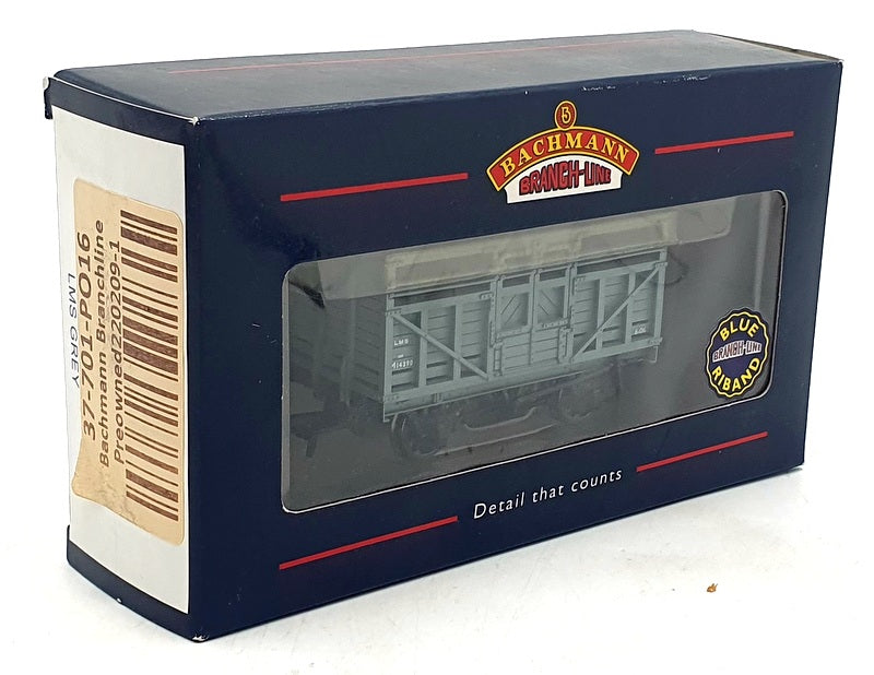 Bachmann OO Gauge 37-701 - 10T Cattle Wagon M14390 LMS - Grey