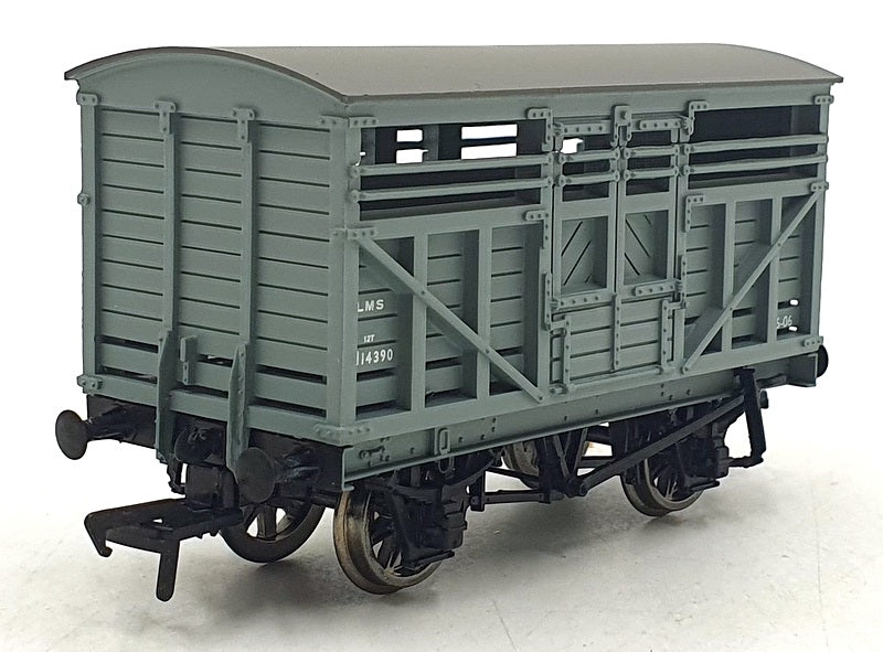 Bachmann OO Gauge 37-701 - 10T Cattle Wagon M14390 LMS - Grey