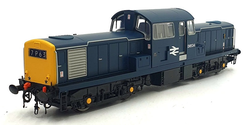 Heljan 1/76 00 Scale 1723 - BR Blue D8534 Locomotive with Full Yellow Ends