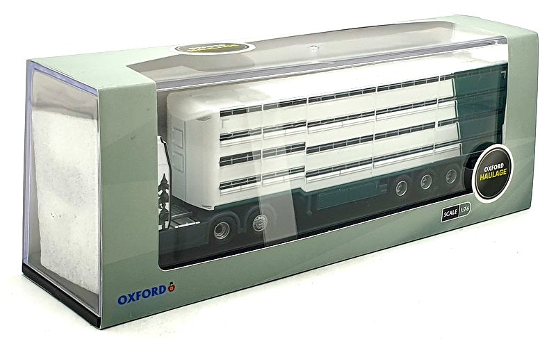 Oxford Diecast 1/76 Scale 76SNG006 Scania S Series Livestock Trailer Jenkinson
