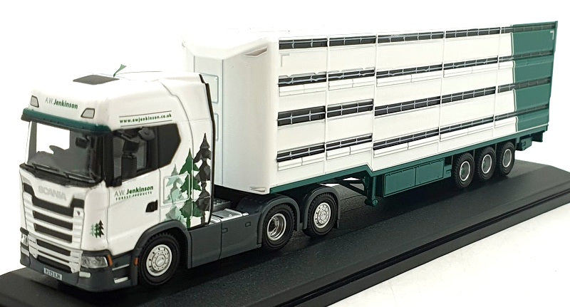 Oxford Diecast 1/76 Scale 76SNG006 Scania S Series Livestock Trailer Jenkinson