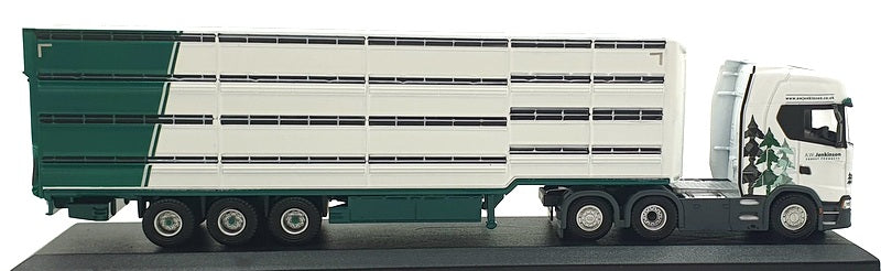 Oxford Diecast 1/76 Scale 76SNG006 Scania S Series Livestock Trailer Jenkinson