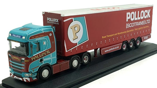 Oxford Diecast 1/76 Scale 76SNG002 - Scania S Series Curtainside Pollock Truck