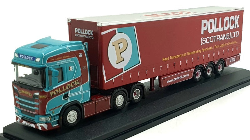 Oxford Diecast 1/76 Scale 76SNG002 - Scania S Series Curtainside Pollock Truck