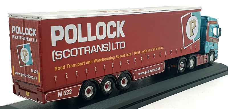 Oxford Diecast 1/76 Scale 76SNG002 - Scania S Series Curtainside Pollock Truck