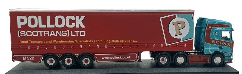 Oxford Diecast 1/76 Scale 76SNG002 - Scania S Series Curtainside Pollock Truck