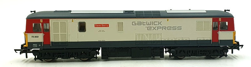 Hornby OO Gauge 1/76 R3045 Gatwick Express Class 73 Locomotive Dave Berry 73202