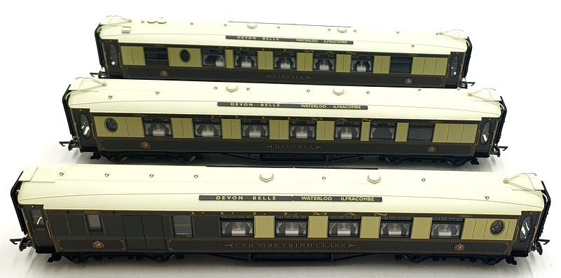 Hornby OO Gauge (1/76) R 4251 - Devon Belle Pullman Coaches x3