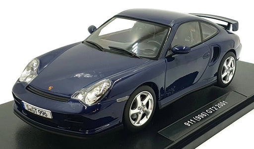 KK 1/18 Scale Diecast KKDC181452 - 2001 Porsche 911 (996) GT2 - Met. Blue