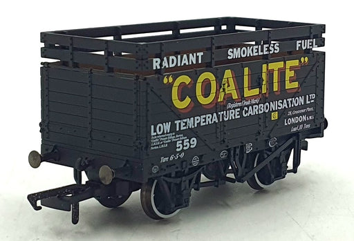 Oxford OO Gauge (1/76) OR76CK7002 Coke Wagon 7 Plank Coalite 552 w/2 Coke Rails