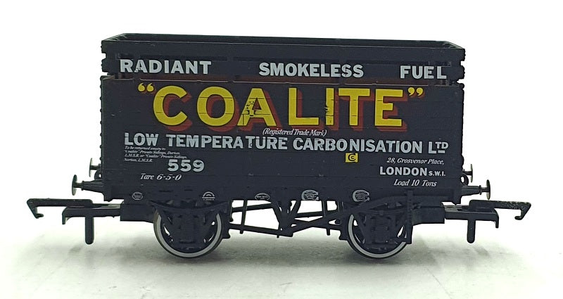 Oxford OO Gauge (1/76) OR76CK7002 Coke Wagon 7 Plank Coalite 552 w/2 Coke Rails