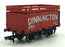 Oxford OO Gauge (1/76) OR76CK7001 Coke Wagon 7 Plank Dinnington 254 w/2 Rails