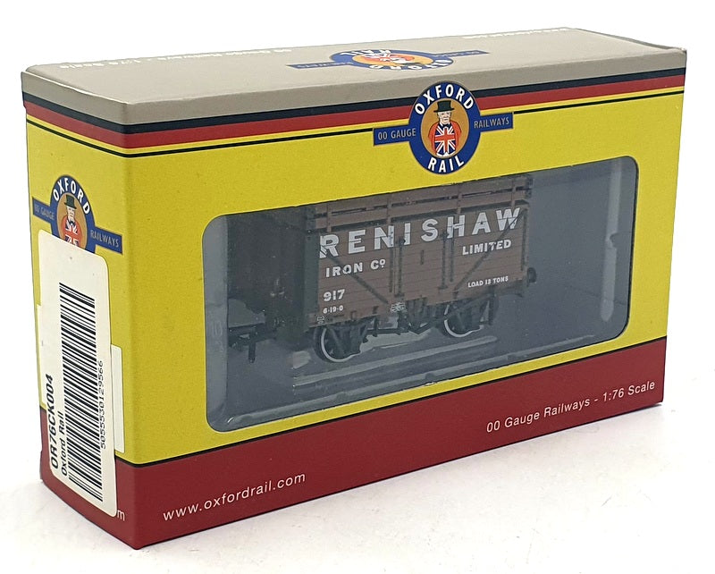 Oxford OO Gauge (1/76) OR76CK004 - 7 Plank Open Coal/Mineral Wagon Renishaw Iron