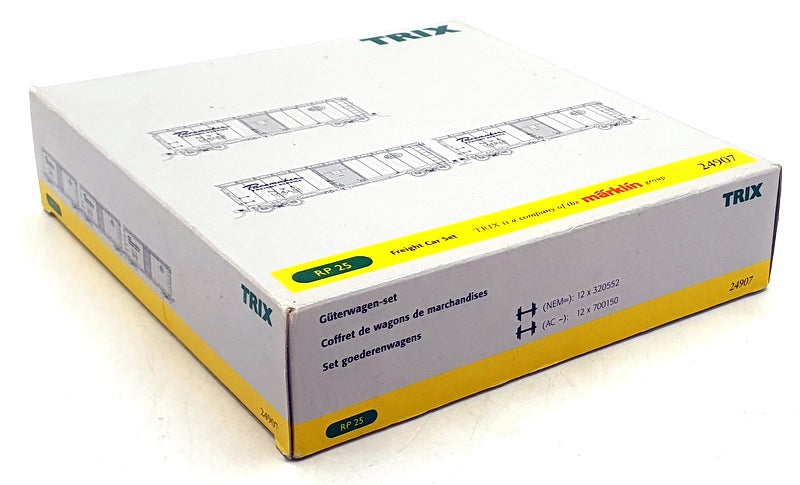 Trix HO Scale (1/87) 24907 Set Of 3 NYC Railroad Pacemaker Freight Boxcars RP25