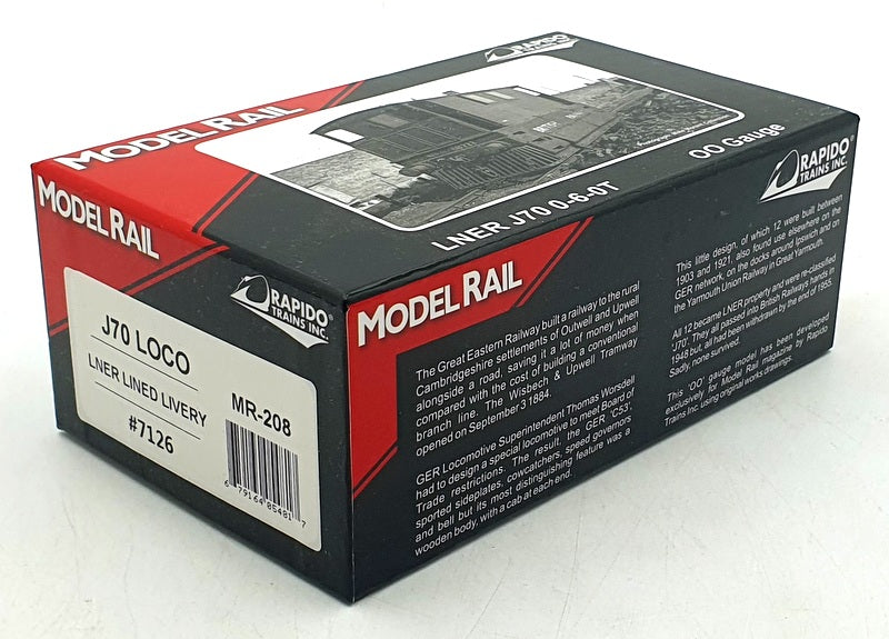Model Rail OO Gauge MR-208 - LNER J70 0-6-0T Lined Livery #7126
