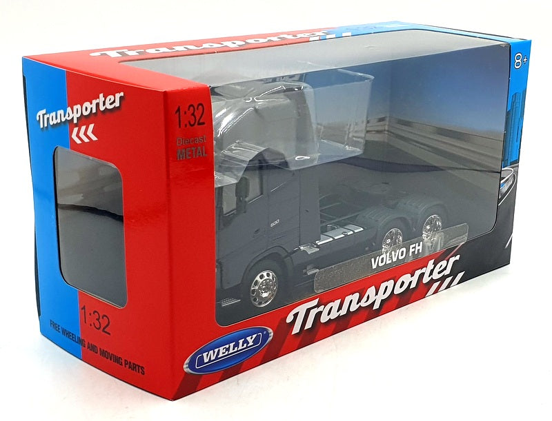 Welly 1/32 Scale 32690L-W - Volvo FH Transporter - Met. Blue