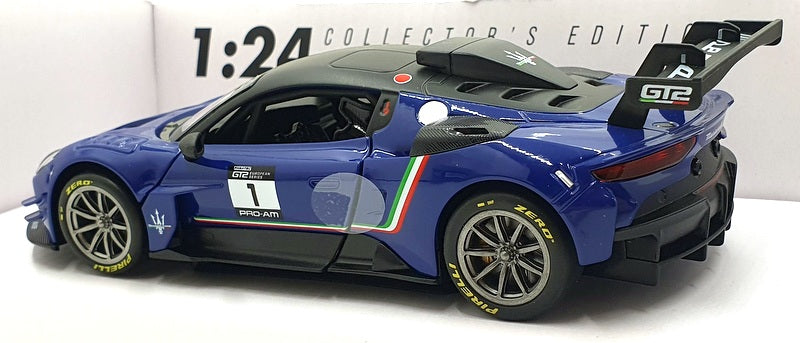 CMJ Diecast 1/24 Scale DC124MGT2B - Maserati #1 - Blue