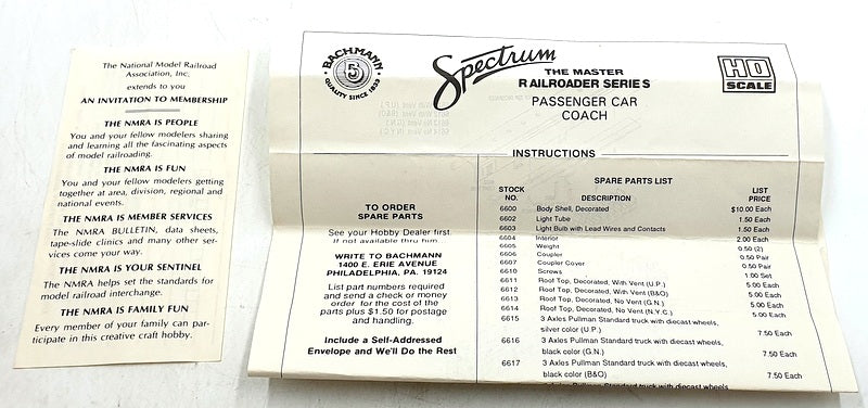 Bachmann Spectrum HO 1/87 Scale 89102 - NYC Coach #412/P&LE