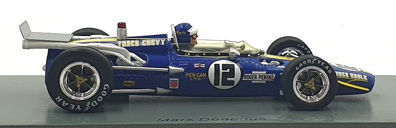 Spark 1/43 Scale S4260 - Eagle MK4 #12 Riverside 1968 - Mark Donohue