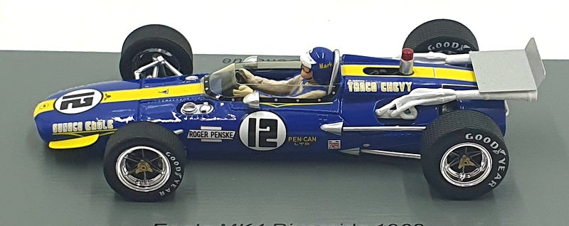 Spark 1/43 Scale S4260 - Eagle MK4 #12 Riverside 1968 - Mark Donohue