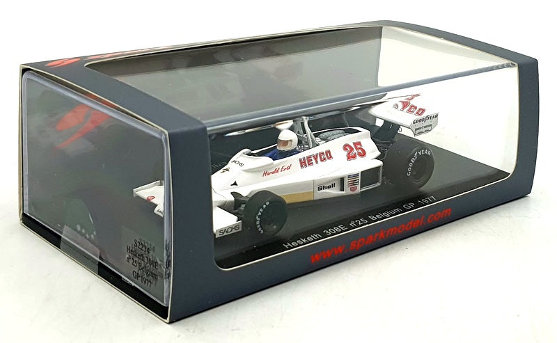 Spark 1/43 Scale S2234 - F1 Hesketh 308E #25 Belgium GP 1977 - Harald Ertl