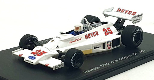 Spark 1/43 Scale S2234 - F1 Hesketh 308E #25 Belgium GP 1977 - Harald Ertl