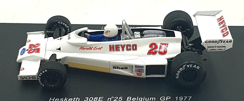 Spark 1/43 Scale S2234 - F1 Hesketh 308E #25 Belgium GP 1977 - Harald Ertl