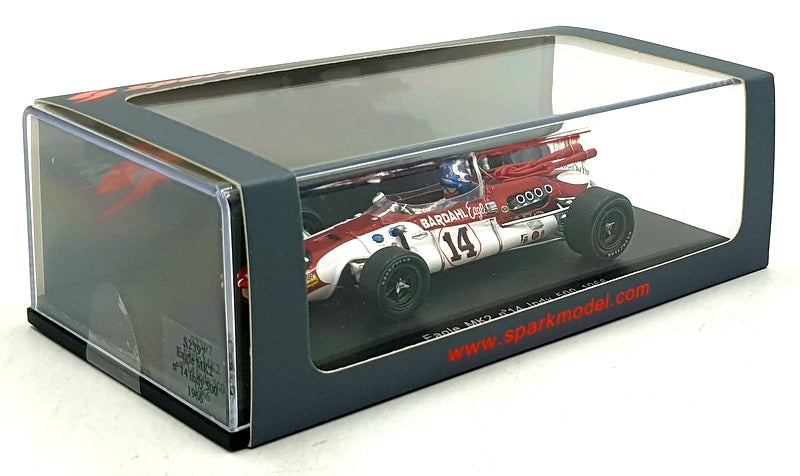 Spark 1/43 Scale S2397 - Eagle MK2 #14 Indy 500 1966 - Lloyd Ruby