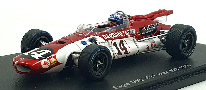 Spark 1/43 Scale S2397 - Eagle MK2 #14 Indy 500 1966 - Lloyd Ruby