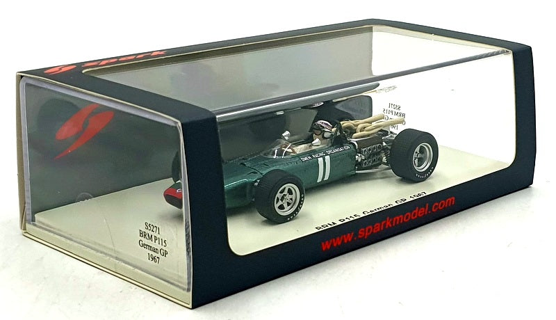 Spark 1/43 Scale S5271 - F1 BRM P115 #11 German GP 1967 - Jackie Stewart