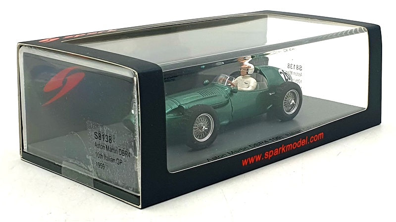 Spark 1/43 Scale S8138 - F1 Aston Martin DBR4 #26 10th Italian GP 1959