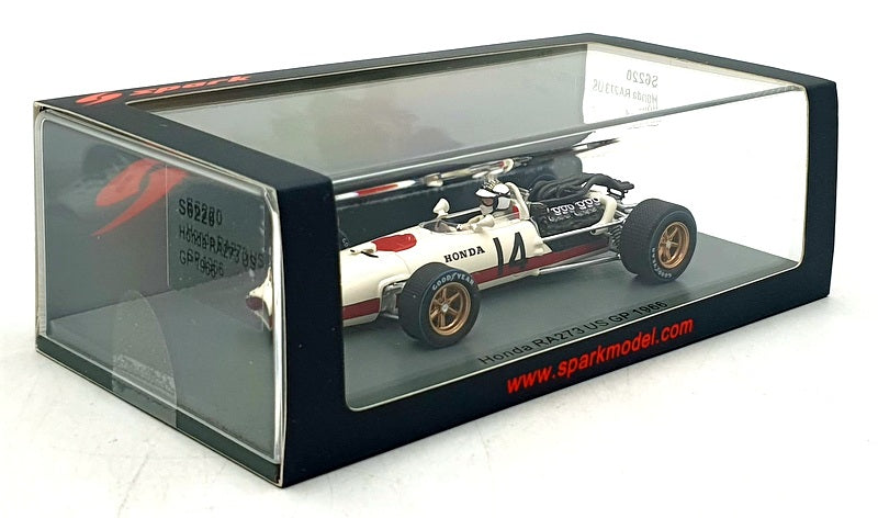 Spark 1/43 Scale S6220 - F1 Honda RA273 #14 US GP 1966 - Ronnie Bucknum