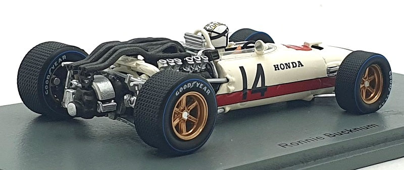 Spark 1/43 Scale S6220 - F1 Honda RA273 #14 US GP 1966 - Ronnie Bucknum