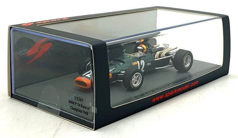 Spark 1/43 Scale S5281 - F1 BRM P126 #12 Race of Champions 1968 - Mike Spence