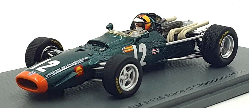 Spark 1/43 Scale S5281 - F1 BRM P126 #12 Race of Champions 1968 - Mike Spence