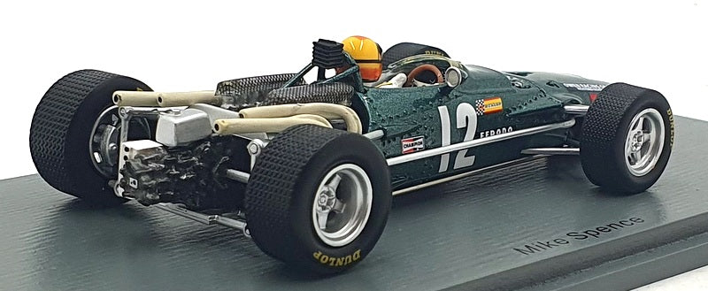 Spark 1/43 Scale S5281 - F1 BRM P126 #12 Race of Champions 1968 - Mike Spence