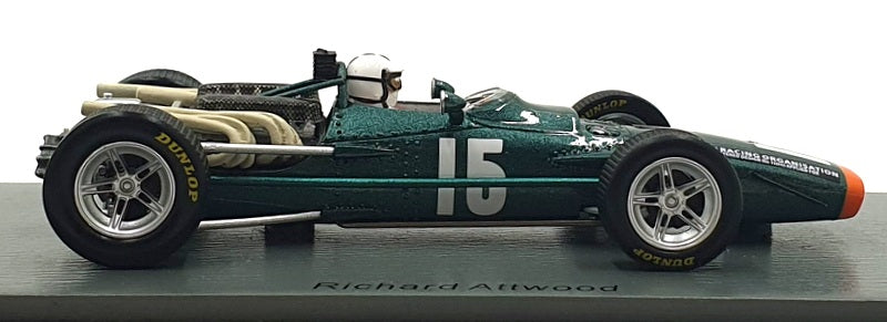 Spark 1/43 Scale S5282 - F1 BRM P126 #15 Monaco GP 1968 - Richard Attwood