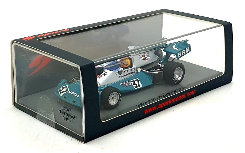 Spark 1/43 Scale S5289 - F1 BRM P201 #37 Dutch GP 1974 - Francois Migault