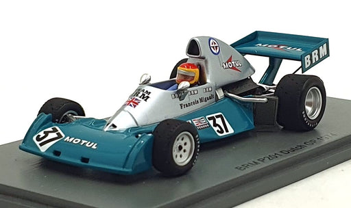 Spark 1/43 Scale S5289 - F1 BRM P201 #37 Dutch GP 1974 - Francois Migault