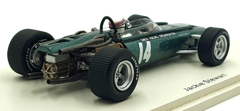 Spark 1/43 Scale S4251 - F1 BRM P83 #14 2nd Belgium GP 1967 - Jackie Stewart